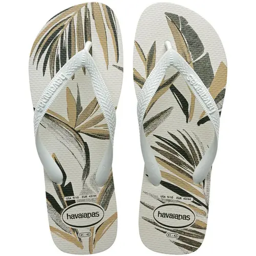 Sand Havaianas Aloha - 7153 -Branco/Branco/Verde Oliv - 35