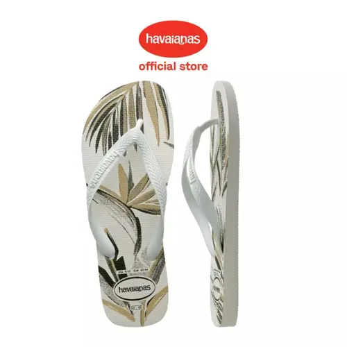 Sand Havaianas Aloha - 7153 -Branco/Branco/Verde Oliv - 39
