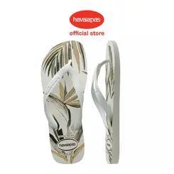 Sand Havaianas Aloha - 7153 -Branco/Branco/Verde Oliv - 39