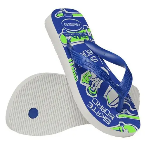 Sand Havaianas Kids Athletic - 2833 - Branco/Azul - 23