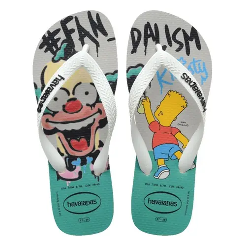 Sand Havaianas Simpsons - 0121 - Bege Palha - 41