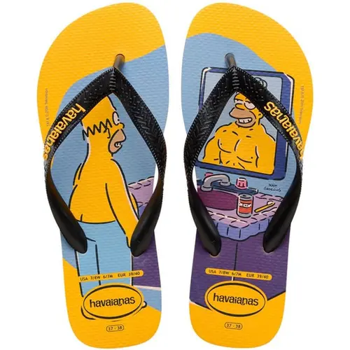 Sand Havaianas Simpsons - 1740 - Amarelo Pop - 37