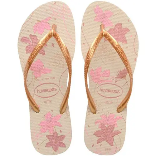 Sand Havaianas Slim Organic - 1685 - Bege/Dour - 33