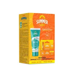 Kit Protetor Solar Summer FPS 50 + Protetor Labial