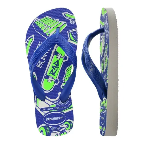Sand Havaianas Kids Athletic - 2833 - Branco/Azul - 35