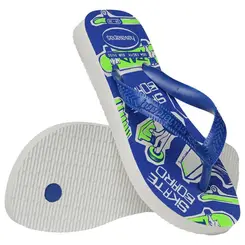 Sand Havaianas Kids Athletic - 2833 - Branco/Azul - 25