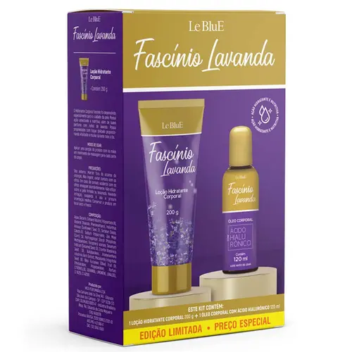 Kit Fascinio Floral 200g + Óleo Corporal 120ml