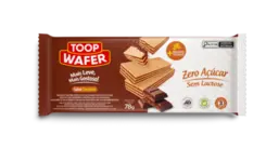 Toop Wafer Zero Açucar Chocolate 78G