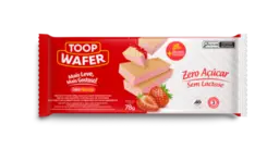 Toop Wafer Zero Açucar Morango 78G