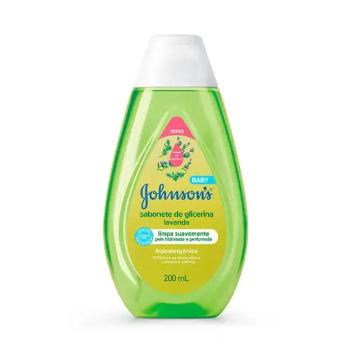 Sabonete líquido Johnson s Baby Glicerina Lavanda 200Ml