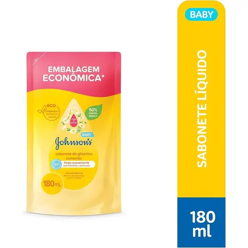 Sab Liq Inf Glicerina Johnsons Baby Camomila Refil 200Ml