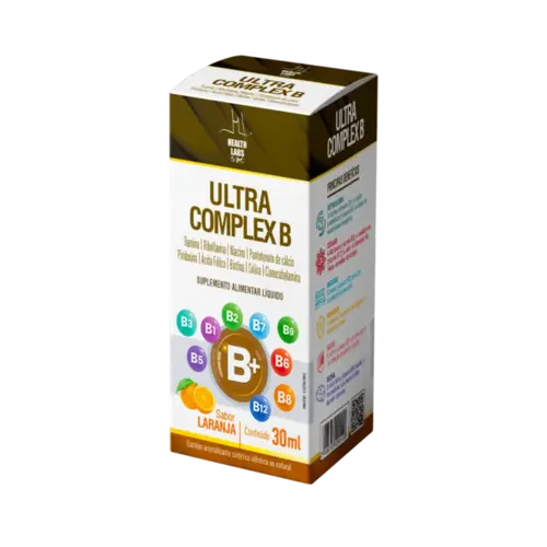 ULTRA COMPLEX B 30ML ADULTO LARANJA HEALTH LABS
