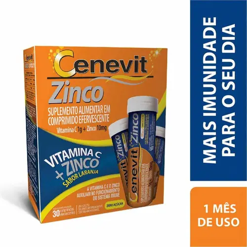 VITAMINA C 1G ZINCO 10MG EFERV C 30 CPR