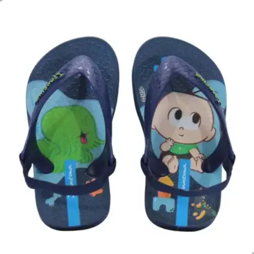 Sandália Ipanema Turma Da Monica Baby Azul 22