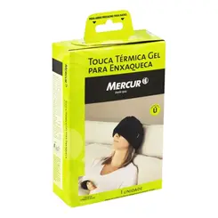 Touca Bolsa Térmica Gel Enxaqueca Alívio Dor Cabeça Mercur