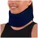 Colar Cervical De Espuma Leve Mercur Azul G