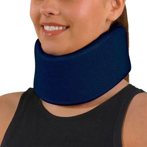 Colar Cervical De Espuma Leve Mercur Azul P