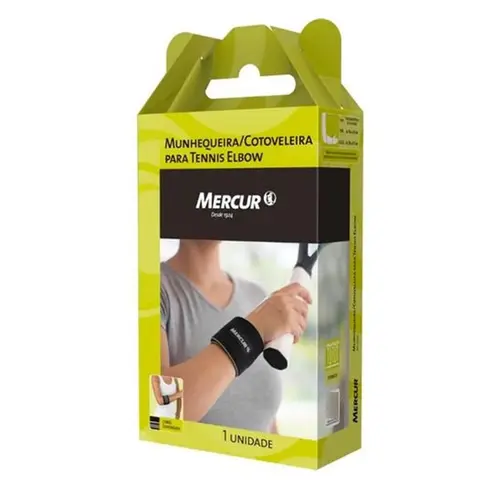 Munhequeira Cotoveleira Mercur P/Tennis Elbow Pr P/M
