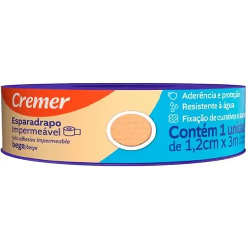 Esparadrapo Cremer Bege 1,2Cmx3M