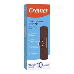 Curativo Cremer Marrom Escuro 10 unidades