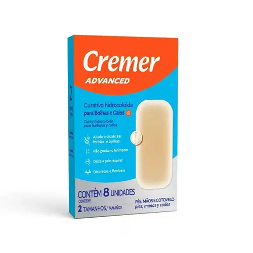 Curativo Cremer Hidrocoloide Calos E Bolhas 8Un