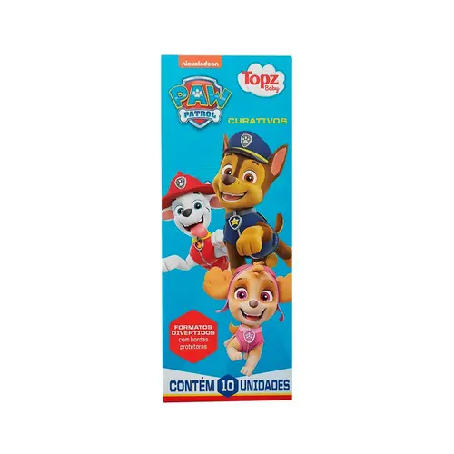 Curativos Topz Patrulha Canina Chase 10Un