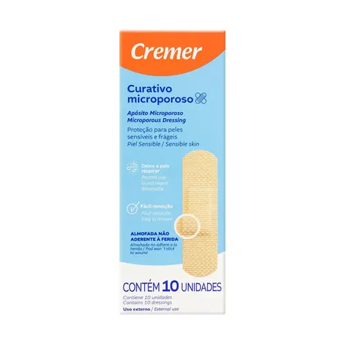Curativo Cremer Microporoso 10Un