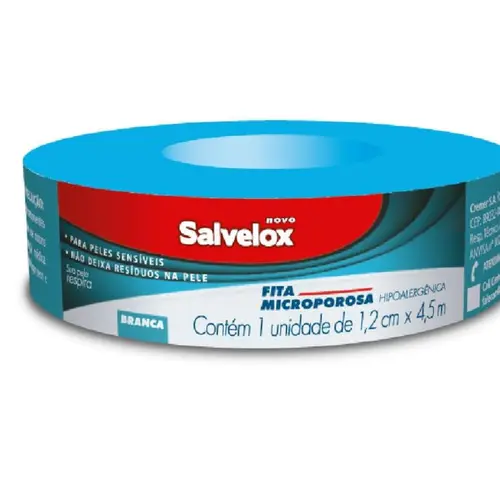 Fita Microporosa Salvelox 1,2x4,5m