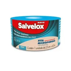 Fita Microporosa Salvelox 2,5Cmx4,5M