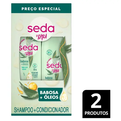 Kit Seda Sh 300Ml+Cond 190Ml By Rayza Babosa E Oleos