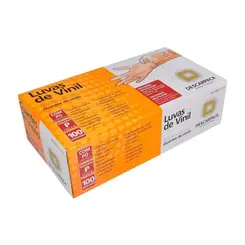 LUVA PROCED VINIL DESCARPACK P Com Pó 100UN