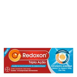 Redoxon Zinco 1g 10 Comprimidos Efervescentes - Sem Açúcar