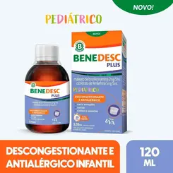 BENEDESC PLUS PEDIAT 2MG UVA 120ML