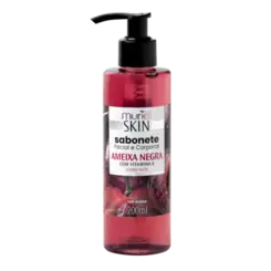 Sabonete Líquido Facial e Corporal Muriel Skin Ameixa Negra 200ml