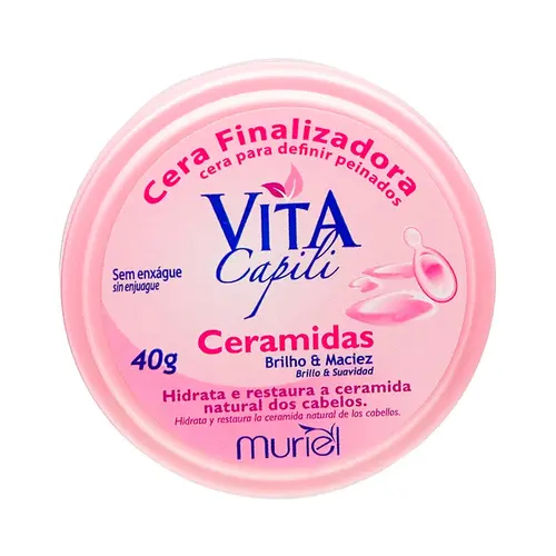 Cera Finalizadora Vita Capili Muriel Ceramidas 40g