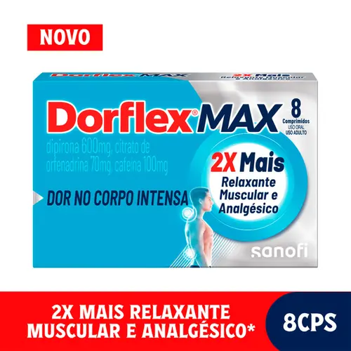 Dorflex Max | Dor No Corpo Intensa c/8 cpr