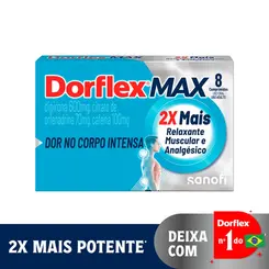 Dorflex Max Analgésico com 8 Comprimidos