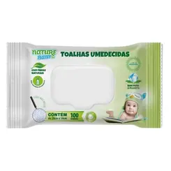 Toalha  Umedecida Nature Baby Fibras Naturais - 100 Um