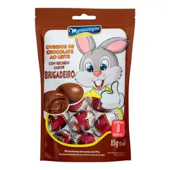 Ovinhos De Chocolate Ao Leite Brigadeiro Montevergine 85G