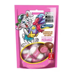 Ovinhos De Chocolate Ao Leite Sabor Leite Montevergine 85G