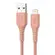 L812R - Cabo 2.4A Apple Lightning 8 Pinos Emborrachado - 1,2 Metro - Salmao - Elg