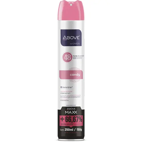 Desodorante Above Aero 250ml Maxx Clas Candy