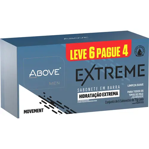 Kit Sabonete Barra Above Lv6Pg4 Extreme Movement