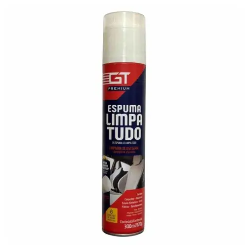 Espuma Automotiva Limpa Tudo Gt Premium 300Ml