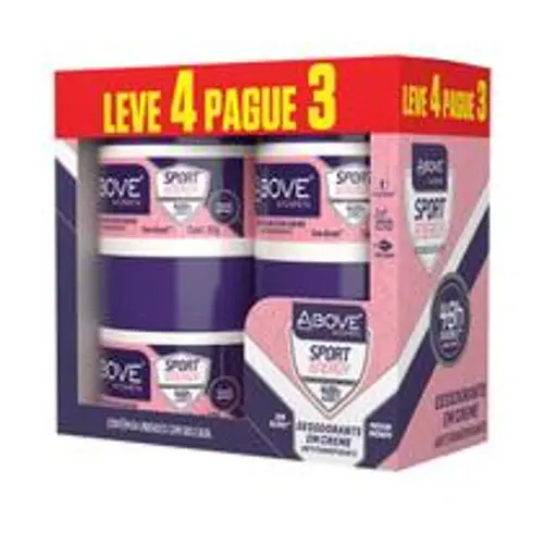 Kit Desodorante Above Creme 50G Lv4Pg3 Energy Women