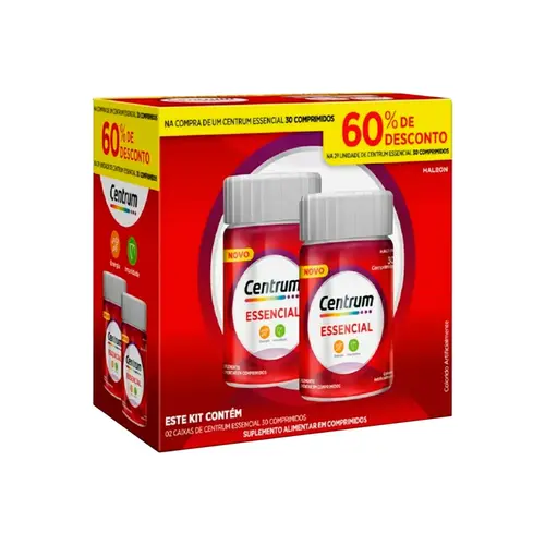 Kit 2 Unid Centrum Essencial 30 Comprimidos