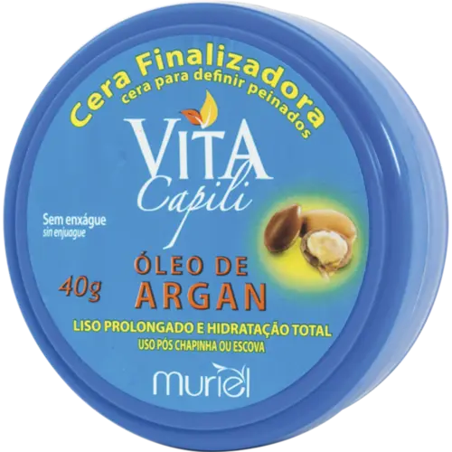 Cera Finalizadora Vita Capili Muriel Óleo de Argan 40g
