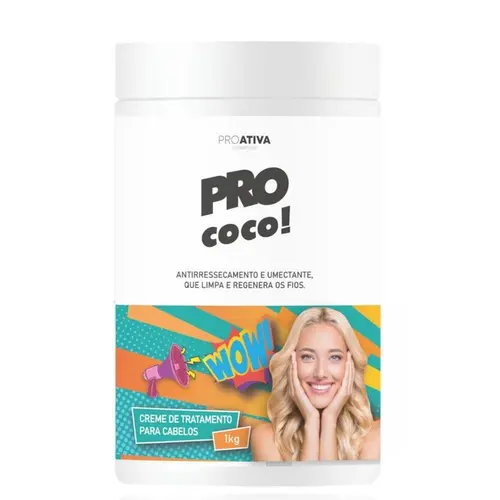 Creme Tratamento Pro Ativa Coco Nutricao Profunda 1Kg