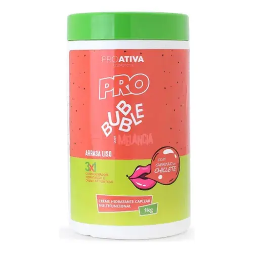 Creme ParaTratamento Pro Ativa Bubble Melancia 1Kg