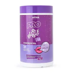 Creme Trat Pro Ativa Bubble Uva 1Kg